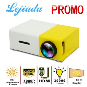Mini Projetor Portátil Lejiada yg300 1080p